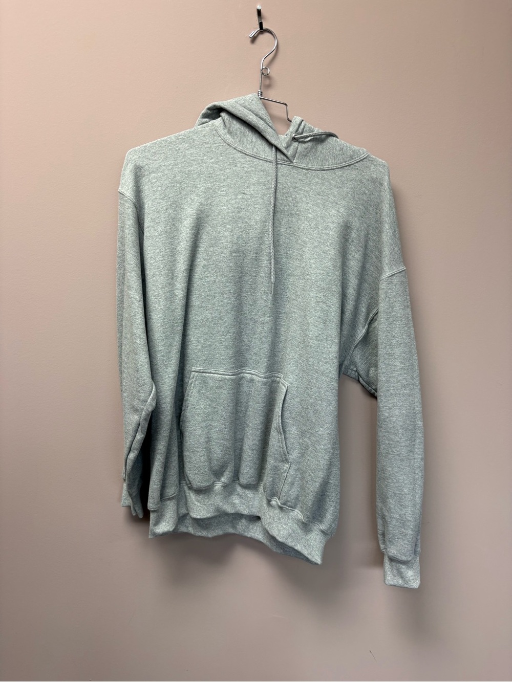 Port and Company Heather Gray Pullover Hoodie
